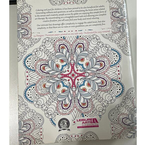 2 color Art, & 2 color & Create adult coloring books. A 4 pk.  Relaxing and fun. - Picture 7 of 10